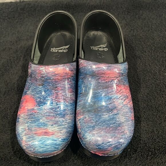 🔥 DANSKO Professional Clogs Nursing Cotton Candy Patent Leather Sz 39 - PERFECT - Picture 5 of 11